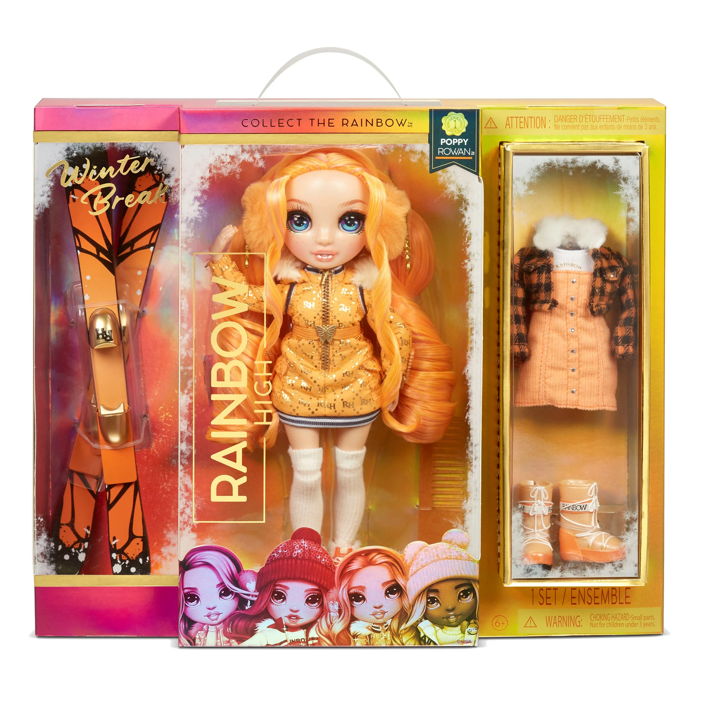 Rainbow High Fashion Winter Doll Poppy Rowan 6 Rainbow High Fashion Winter Doll Poppy Rowan - Afbeelding 4