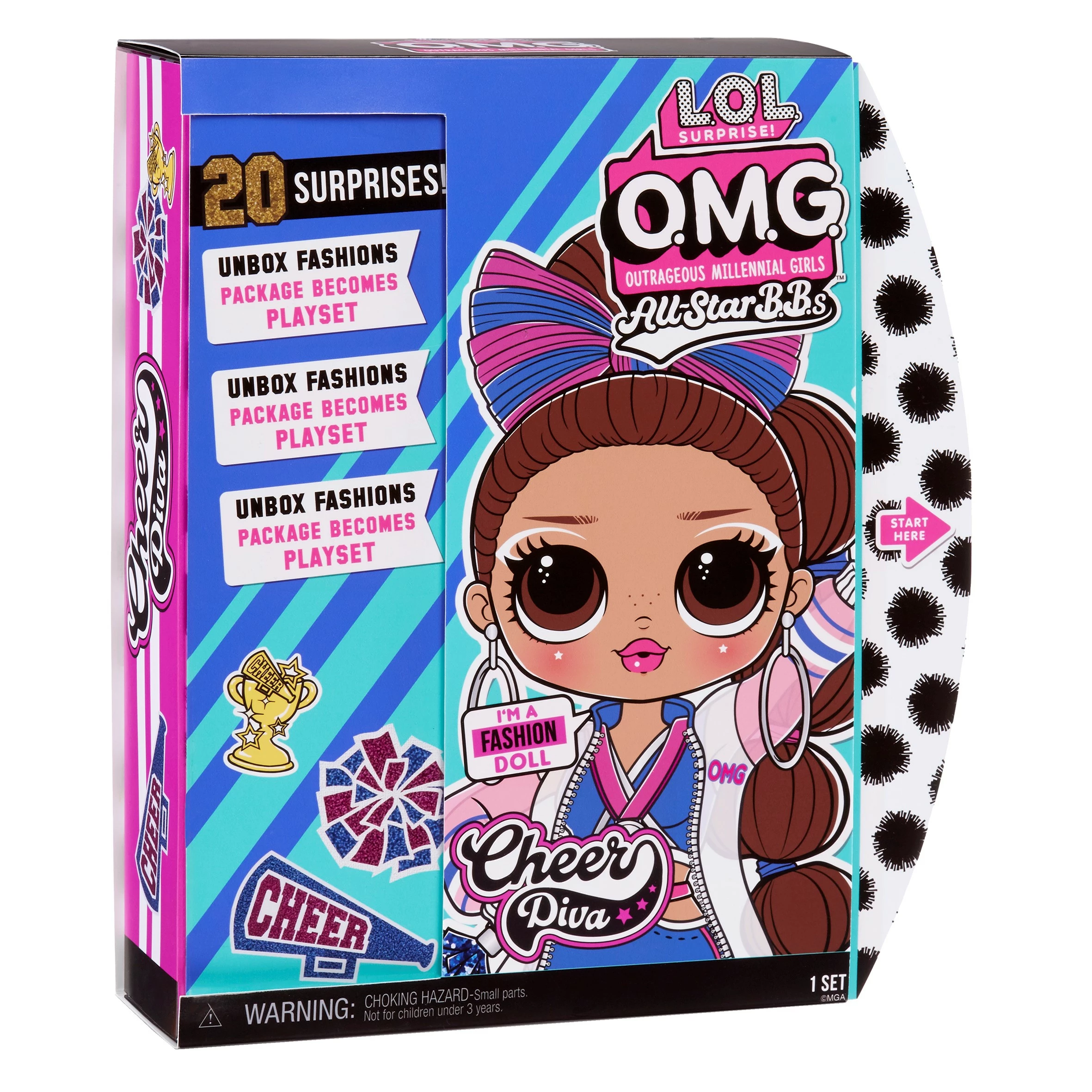 LOL Surprise OMG Sports Doll Cheer LOL Surprise OMG Sports Doll Cheer -LOL Surprise winkel 0035051577508 8