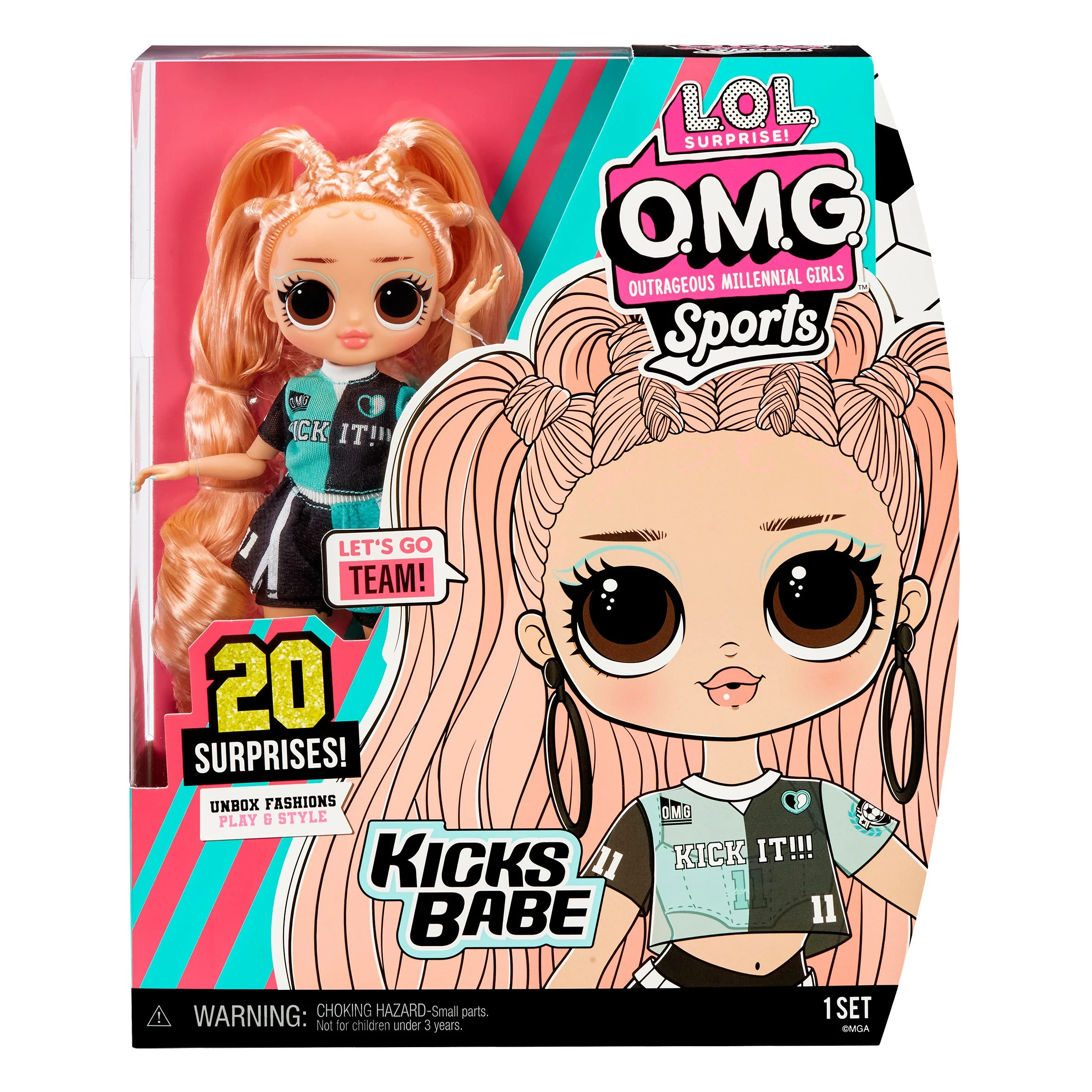 LOL Surprise OMG Sports Doll Kicks Babe LOL Surprise OMG Sports Doll Kicks Babe -LOL Surprise winkel 0035051579793 7