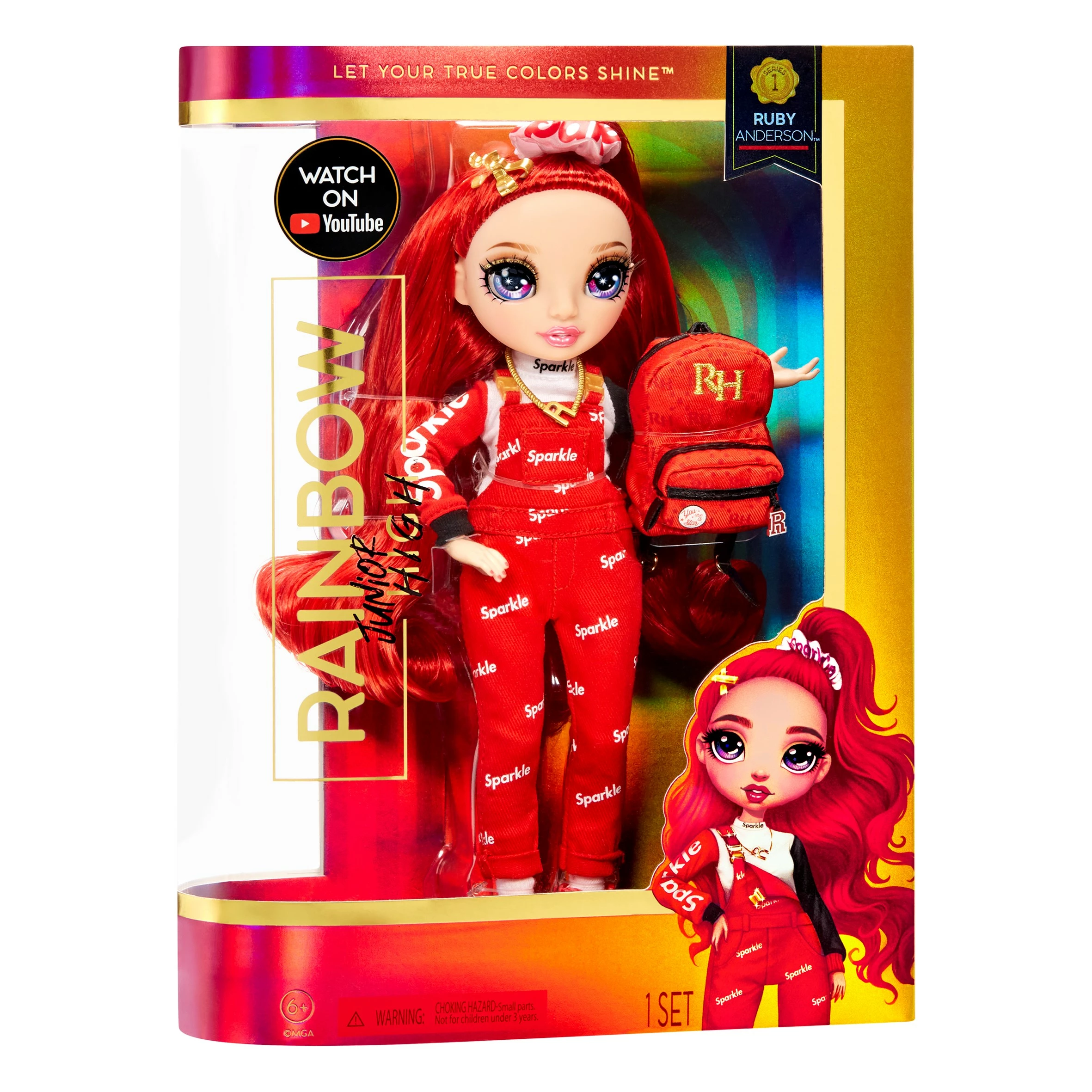 Rainbow High Junior High Fashion Ruby Anderson 6 Rainbow High Junior High Fashion Ruby Anderson - Afbeelding 4