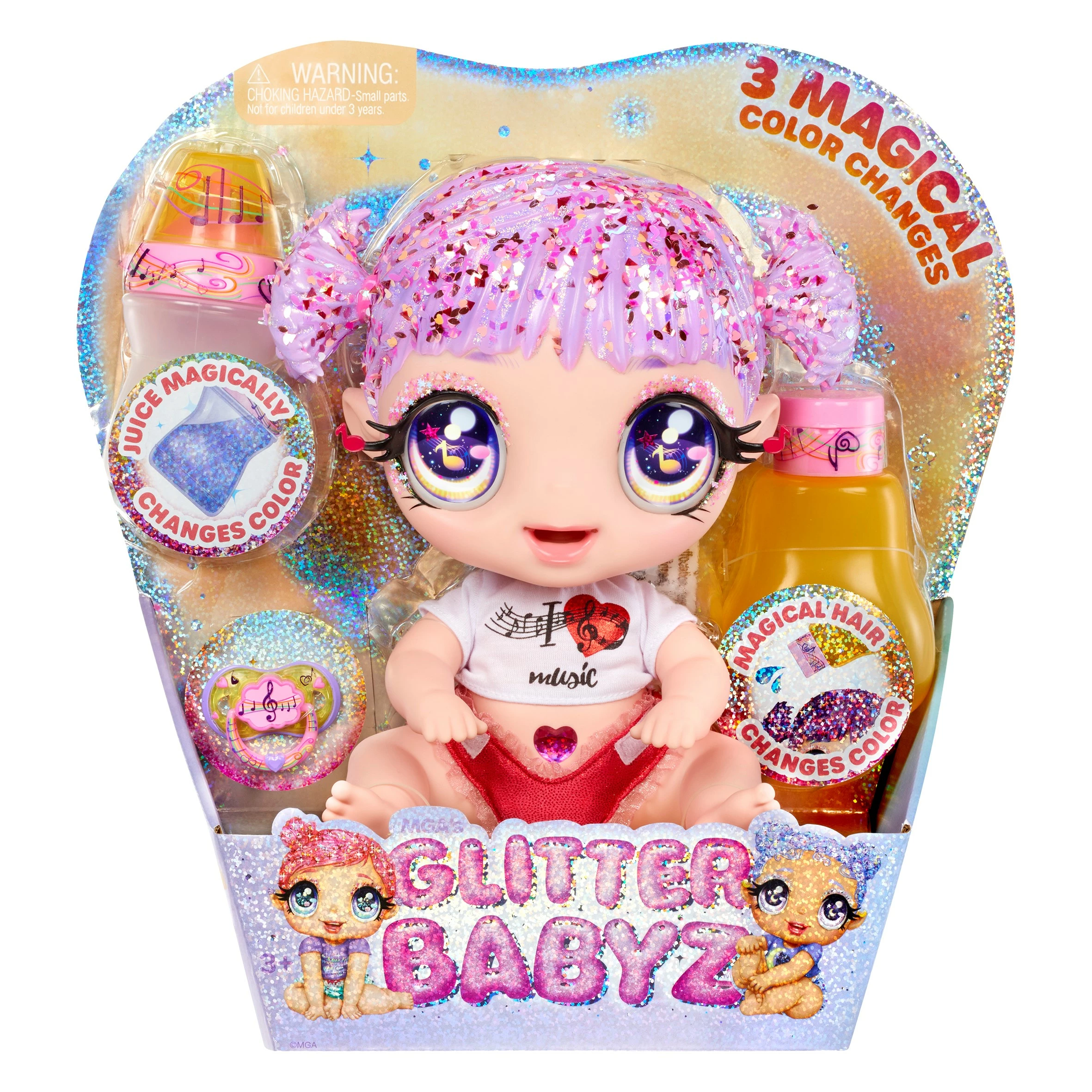 Glitter Babyz Doll Melody Highnote Glitter Babyz Doll Melody Highnote -LOL Surprise winkel 0035051580188 7