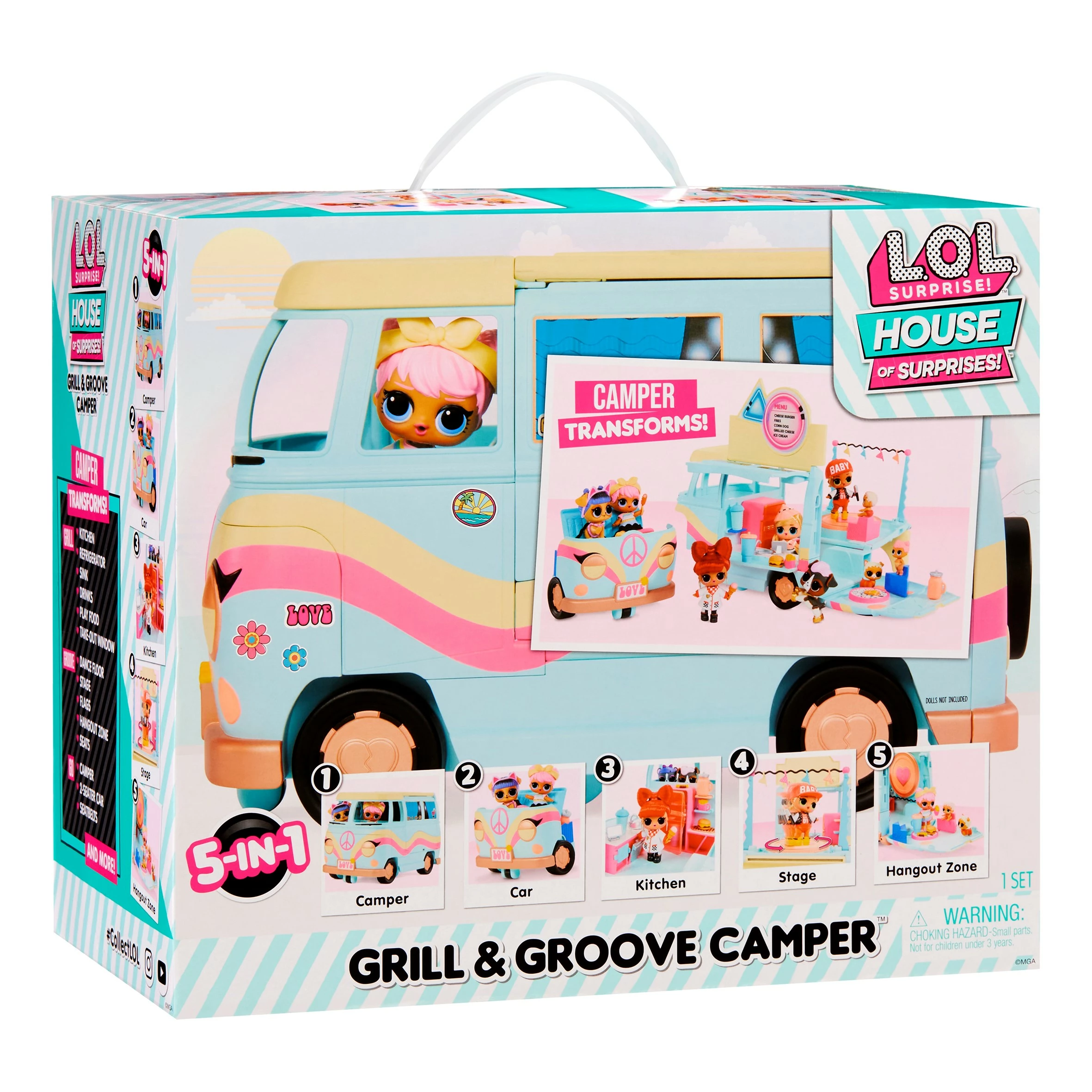 LOL Surprise Grill And Groove Camper 8 LOL Surprise Grill And Groove Camper - Afbeelding 6
