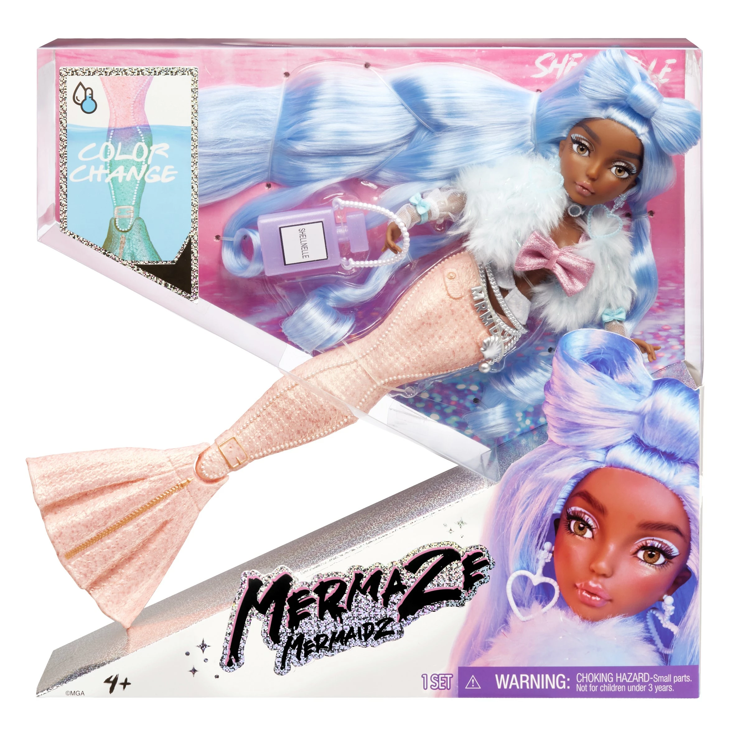 Mermaze Mermaidz Core Fashion Doll Shellnelle 7 Mermaze Mermaidz Core Fashion Doll Shellnelle - Afbeelding 5