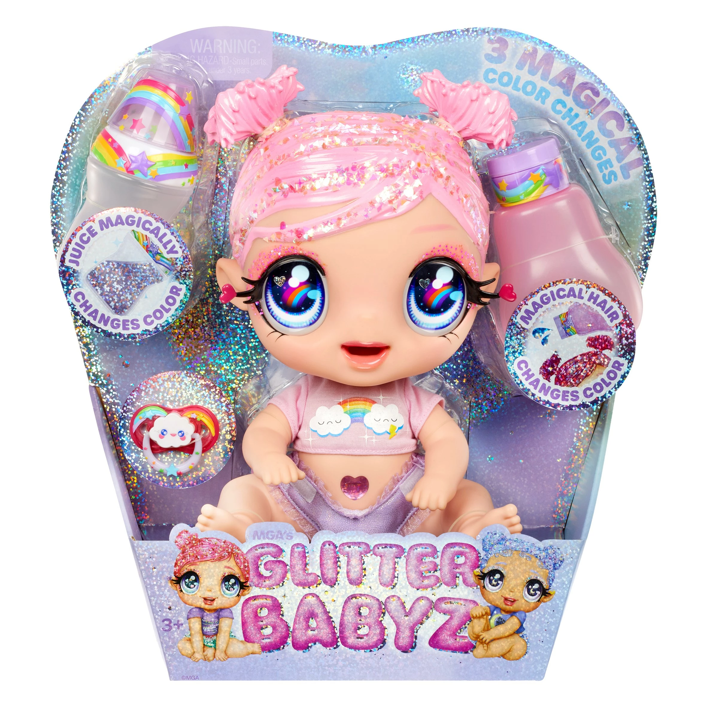 Glitter Babyz Doll Dreamia Stardust 7 Glitter Babyz Doll Dreamia Stardust - Afbeelding 5