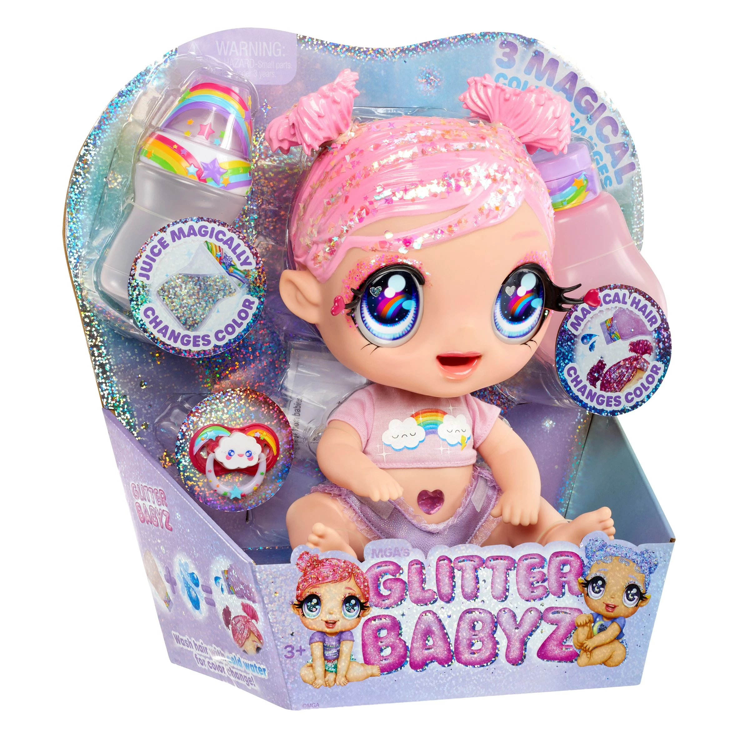 Glitter Babyz Doll Dreamia Stardust 8 Glitter Babyz Doll Dreamia Stardust - Afbeelding 6