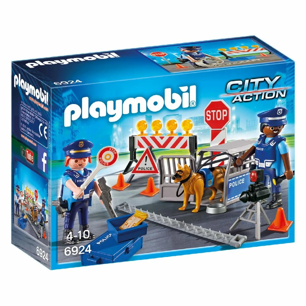 Playmobil 6924 City Action Politieblokkade 3 Playmobil 6924 City Action Politieblokkade