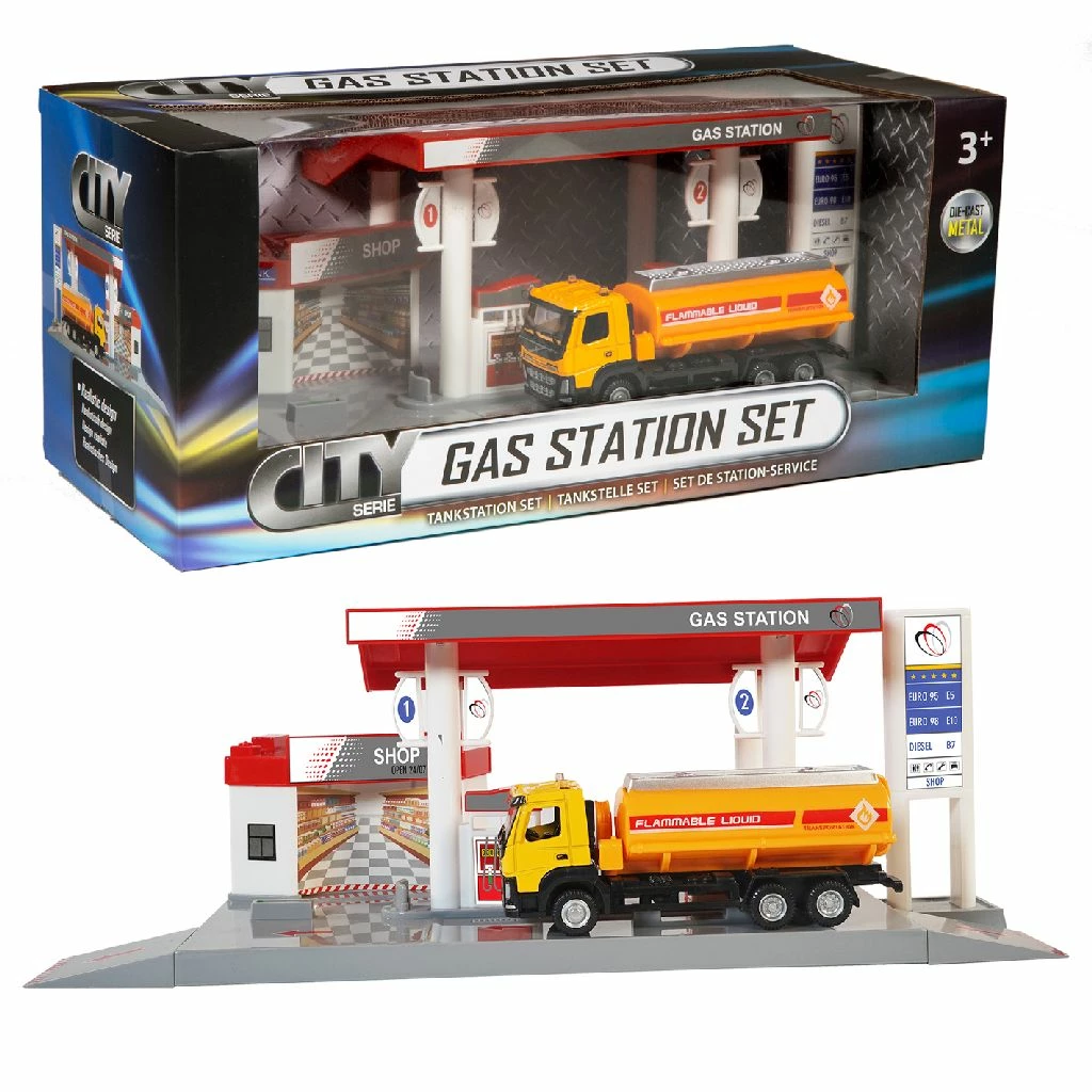 City Tankstation Met Tankwagen 3 City Tankstation Met Tankwagen