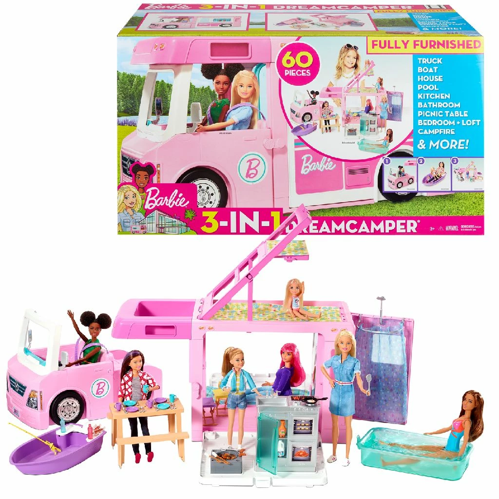 Barbie 3in1 Droom Camper And Accessoires Barbie 3in1 Droom Camper And Accessoires -LOL Surprise winkel 2006440