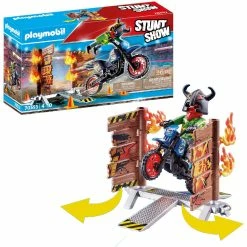 Playmobil 70553 Stuntshow Motor Met Vuurmuur