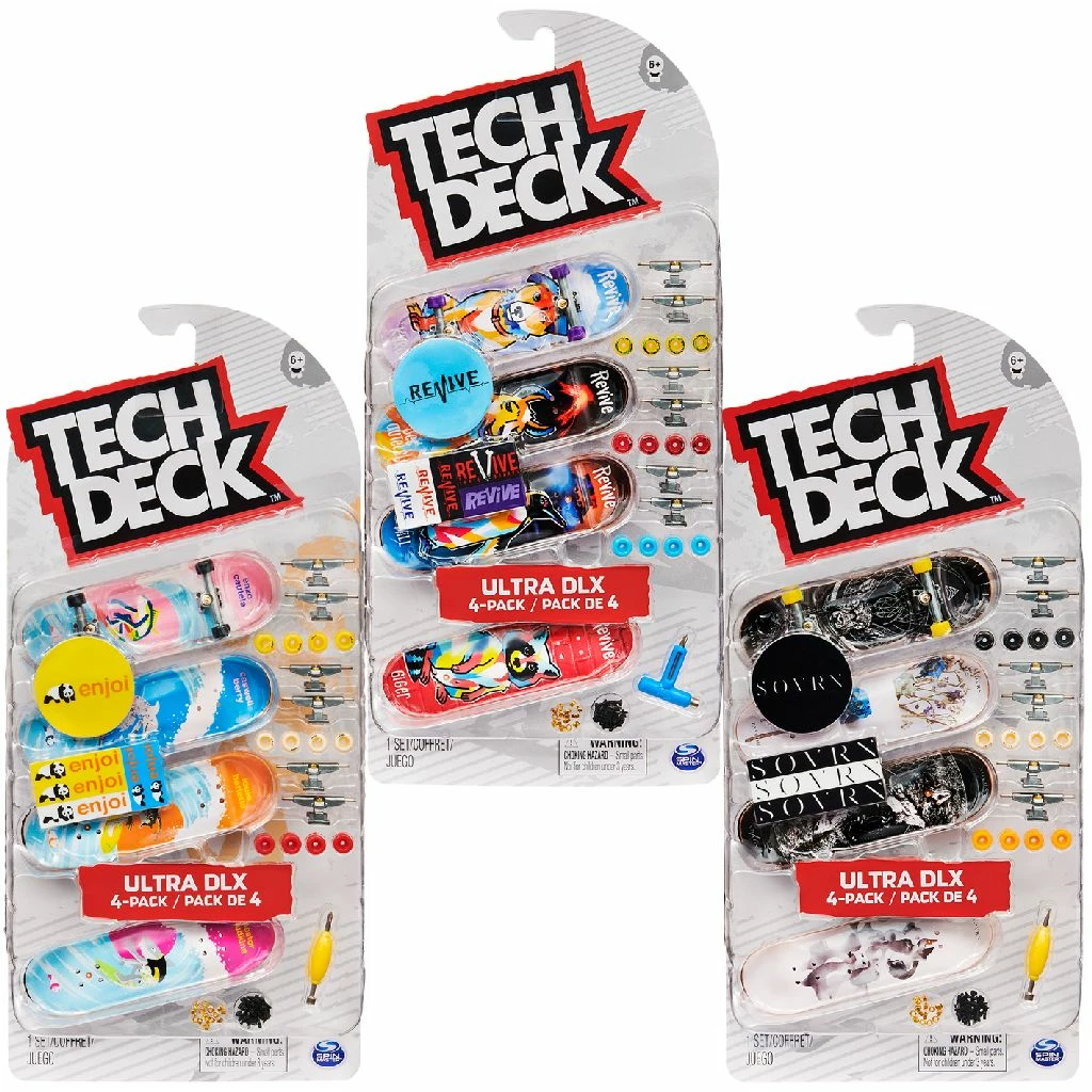 Tech Deck Ultra DLX 4-pack 3 Tech Deck Ultra DLX 4-pack