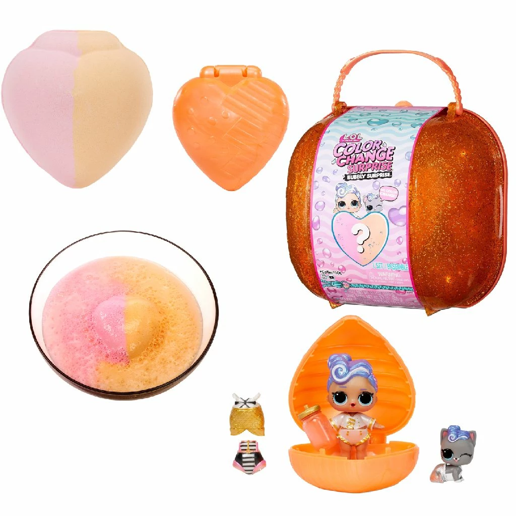 LOL Surprise Color Change Bubbly Surprise Oranje 3 LOL Surprise Color Change Bubbly Surprise Oranje