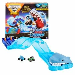Monster Jam Mini Megalodon Race And Chomp Playset