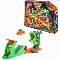 Monster Jam 1:64 Dueling Dragon Stunt Playset