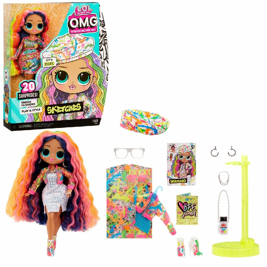 LOL Surprise OMG Core Doll Serie 6 Sketches 3 LOL Surprise OMG Core Doll Serie 6 Sketches