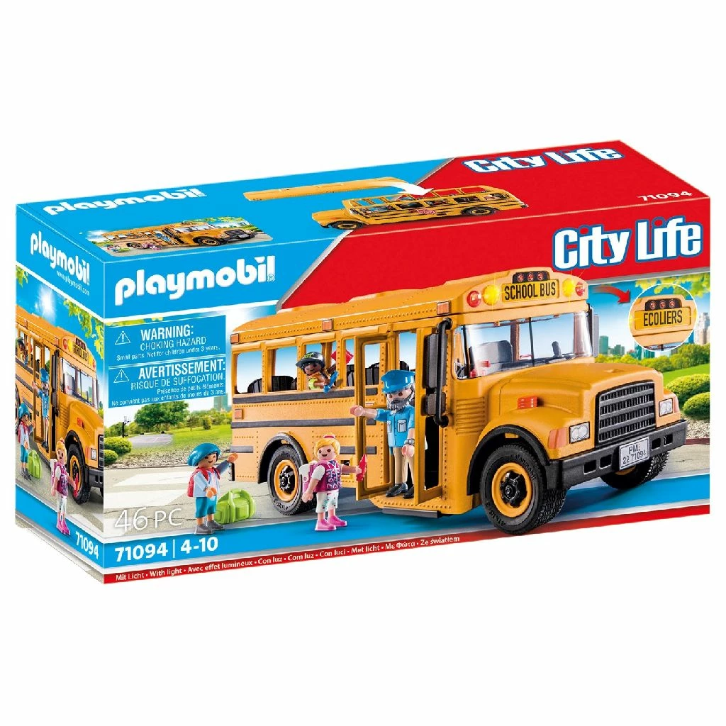 Playmobil 71094 City Life Amerikaanse Schoolbus 3 Playmobil 71094 City Life Amerikaanse Schoolbus