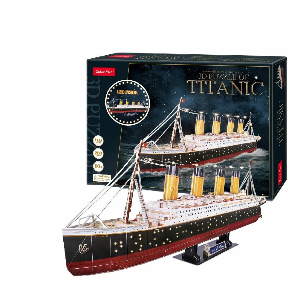 3d Puzzel Titanic LED 3 3d Puzzel Titanic LED