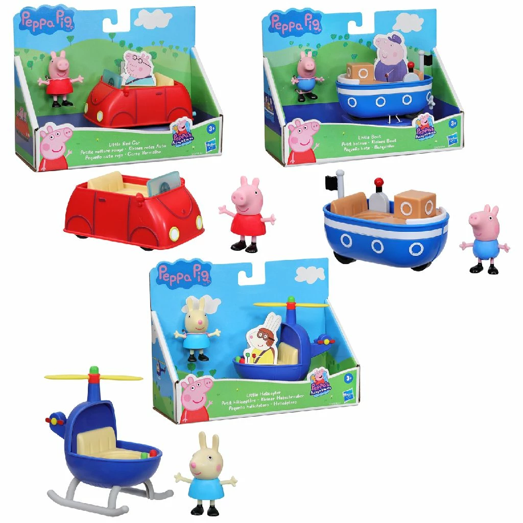 Peppa Pig Kleine Voertuigen 3 Ass. 3 Peppa Pig Kleine Voertuigen 3 Ass.