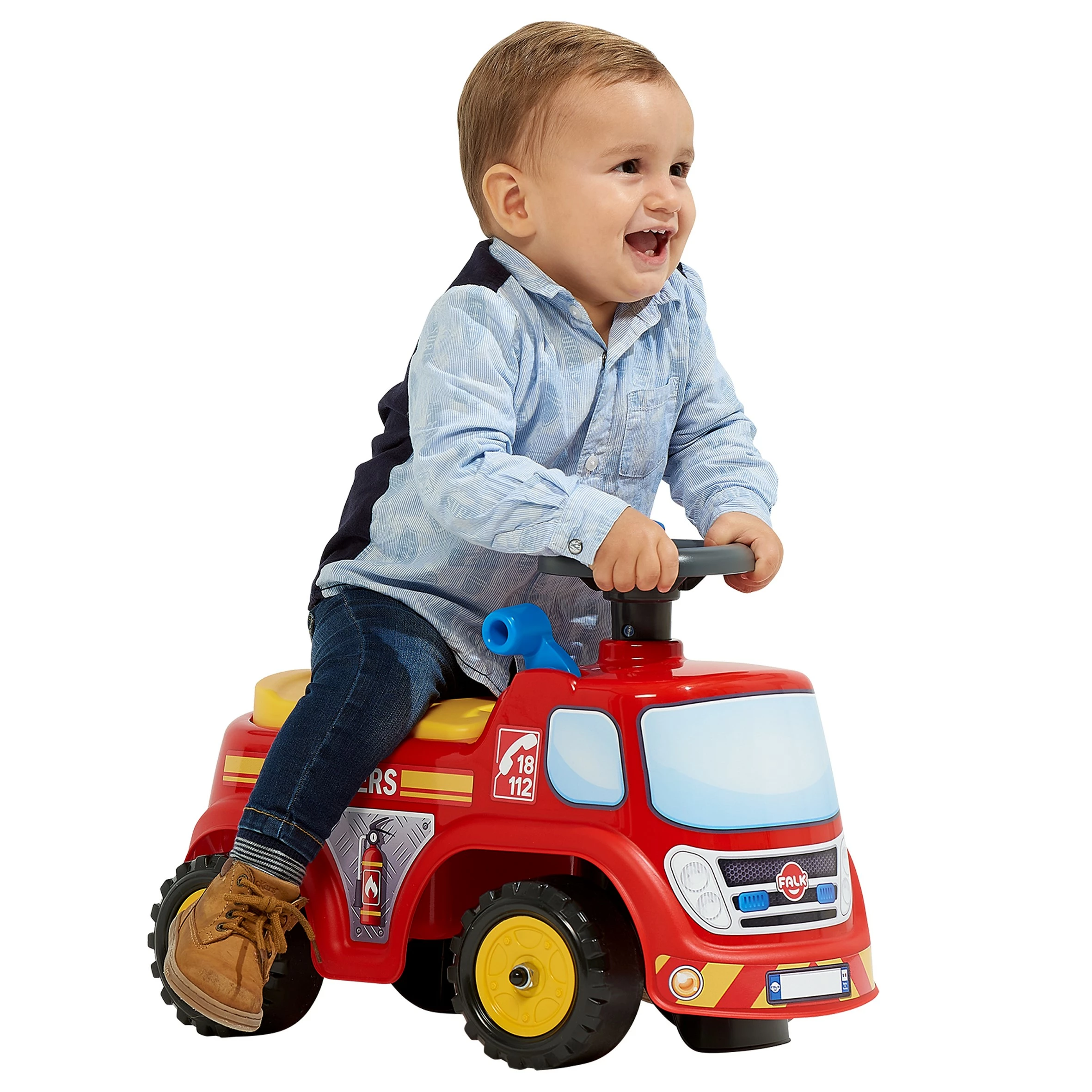 Falk Loopwagen Brandweer 1/3 5 Falk Loopwagen Brandweer 1/3 - Afbeelding 3