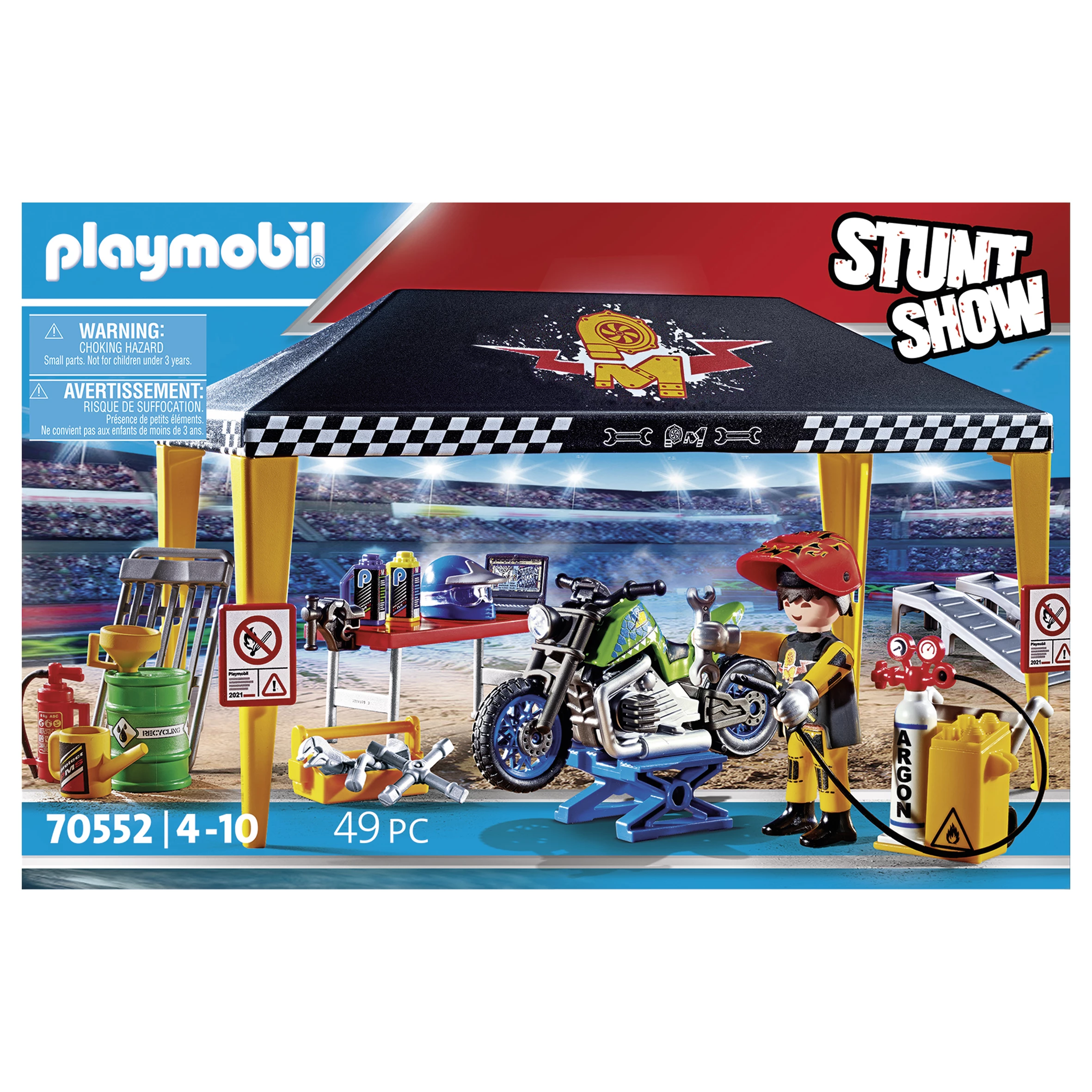 Playmobil 70552 Stuntshow Werkplek Tent Playmobil 70552 Stuntshow Werkplek Tent -LOL Surprise winkel 4008789705525 7