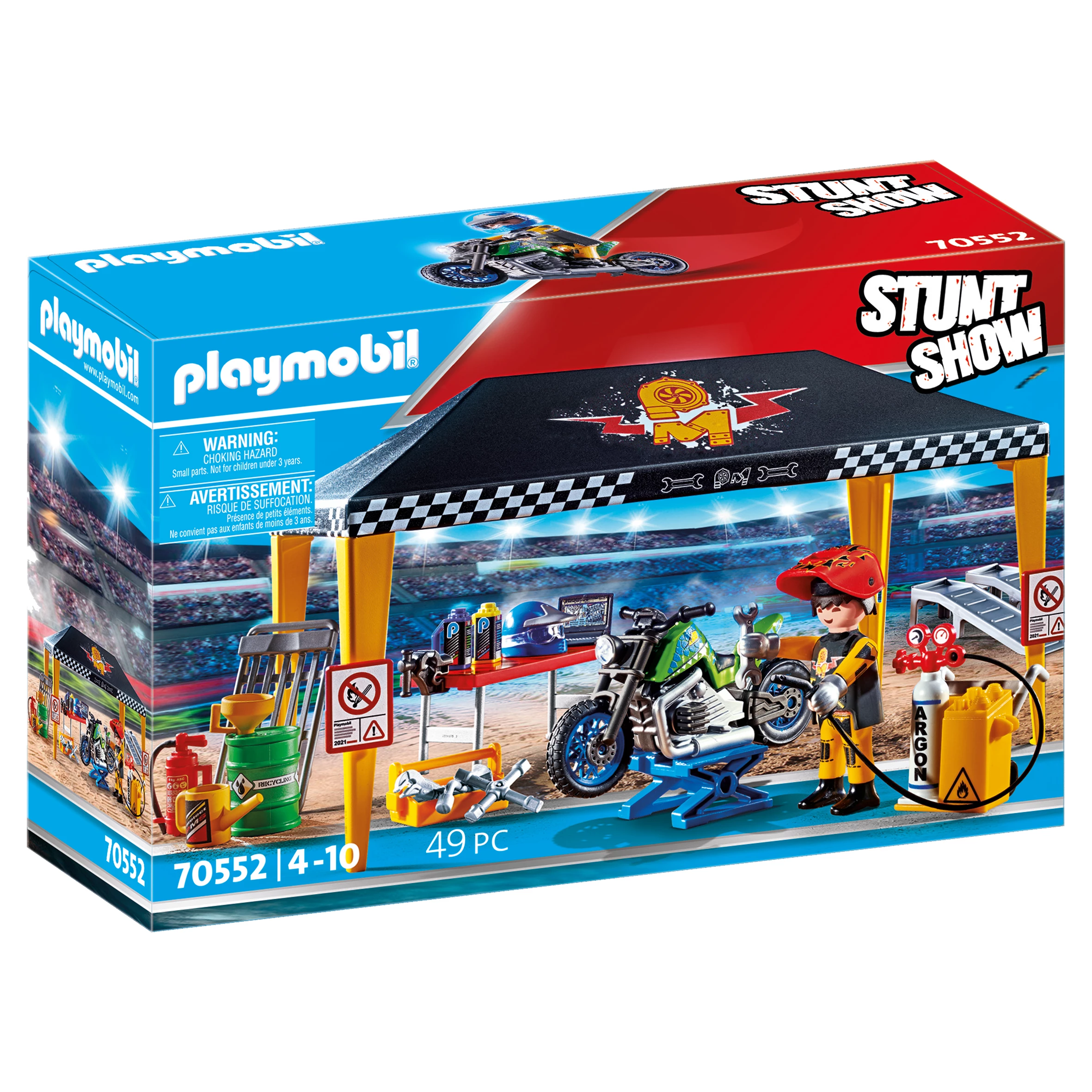 Playmobil 70552 Stuntshow Werkplek Tent Playmobil 70552 Stuntshow Werkplek Tent -LOL Surprise winkel 4008789705525 8