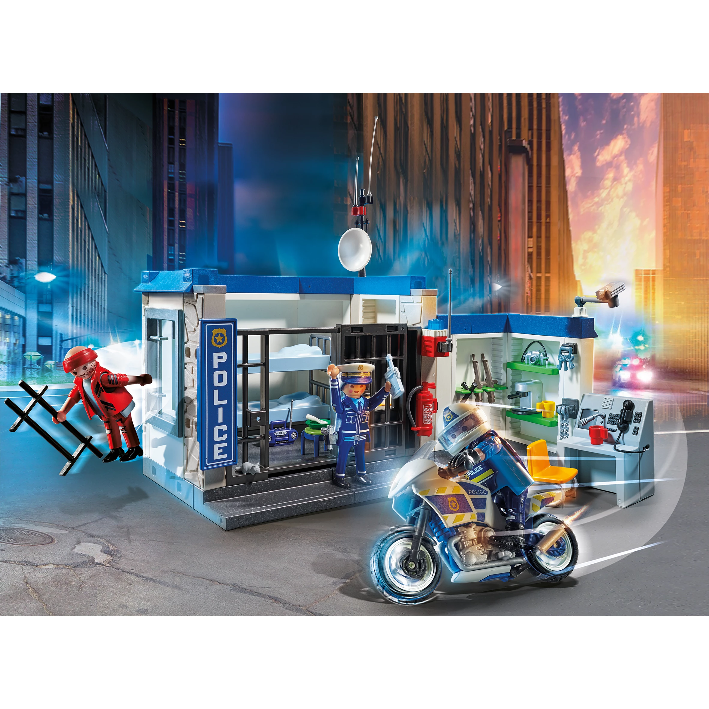 Playmobil 70568 City Action Politie Ontsnapping 4 Playmobil 70568 City Action Politie Ontsnapping - Afbeelding 2