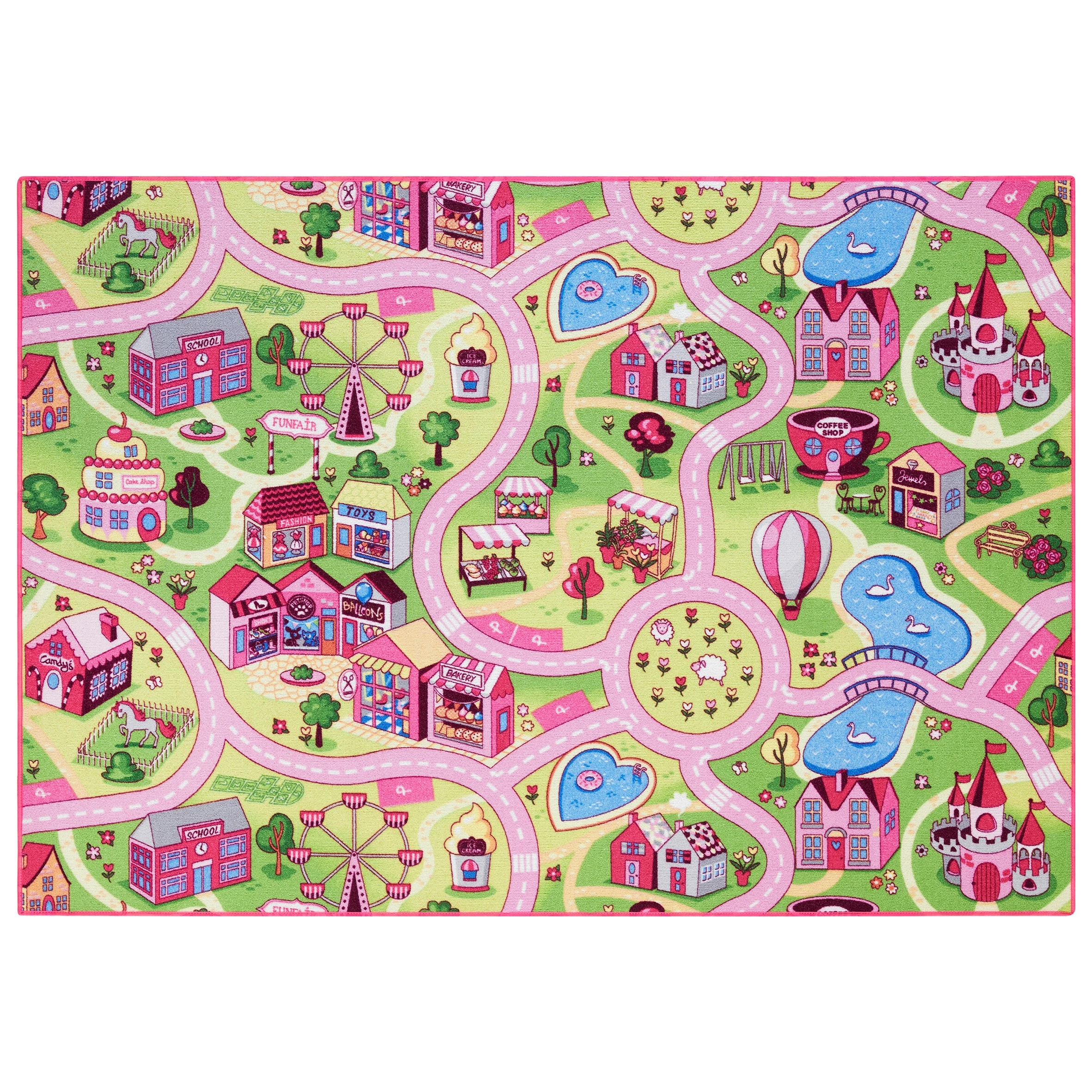 Stratentapijt Sweet Town 140×200 Stratentapijt Sweet Town 140×200 -LOL Surprise winkel 5414956246828 2