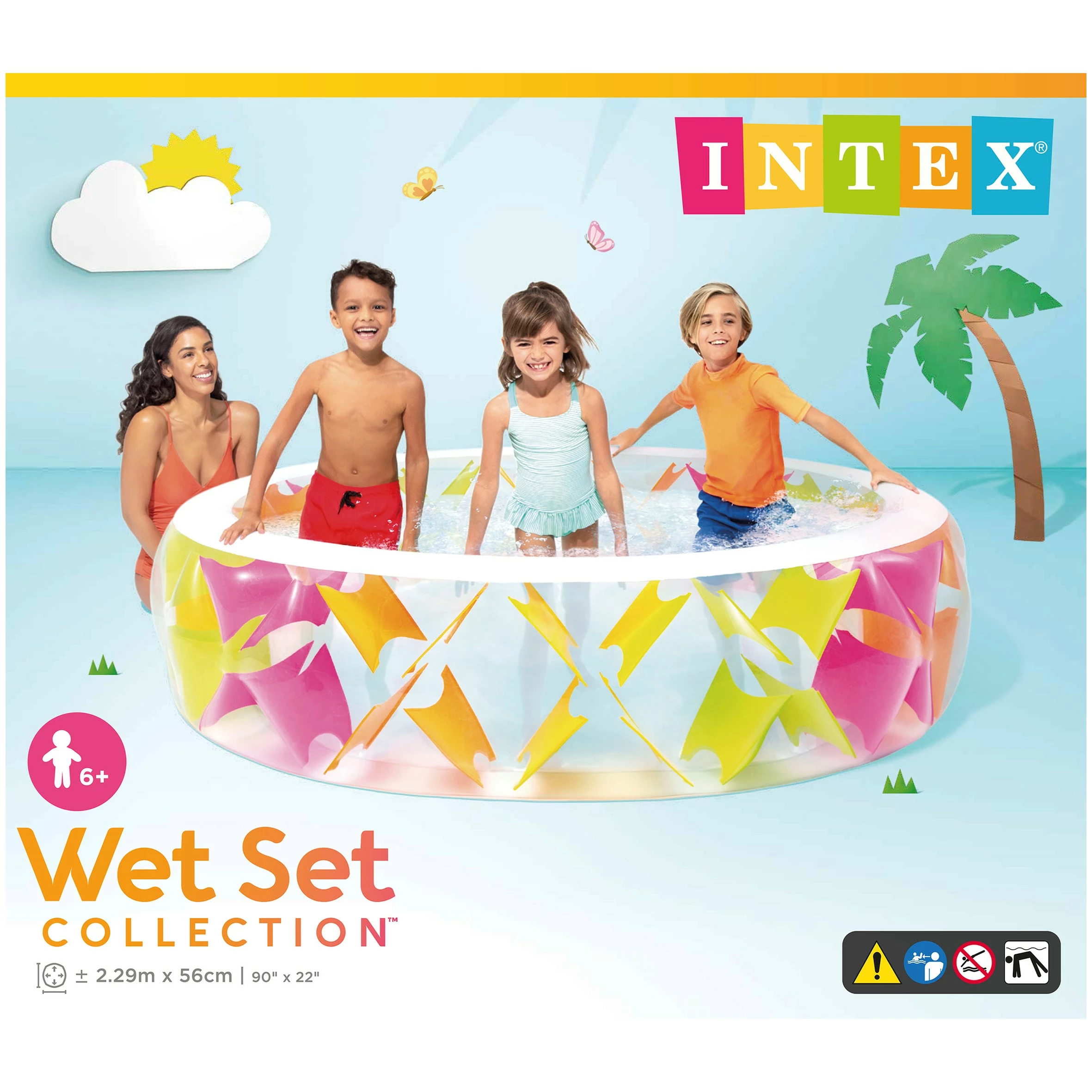 Intex Swim Center Pinwheel 229x56cm 6 Intex Swim Center Pinwheel 229x56cm - Afbeelding 4