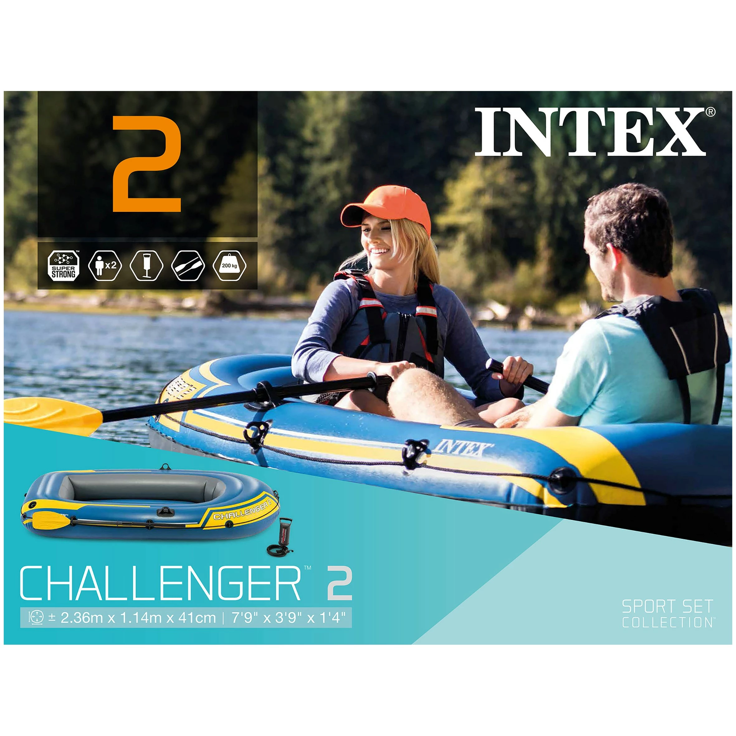 Intex Challenger 2 Set Boot 8 Intex Challenger 2 Set Boot - Afbeelding 6