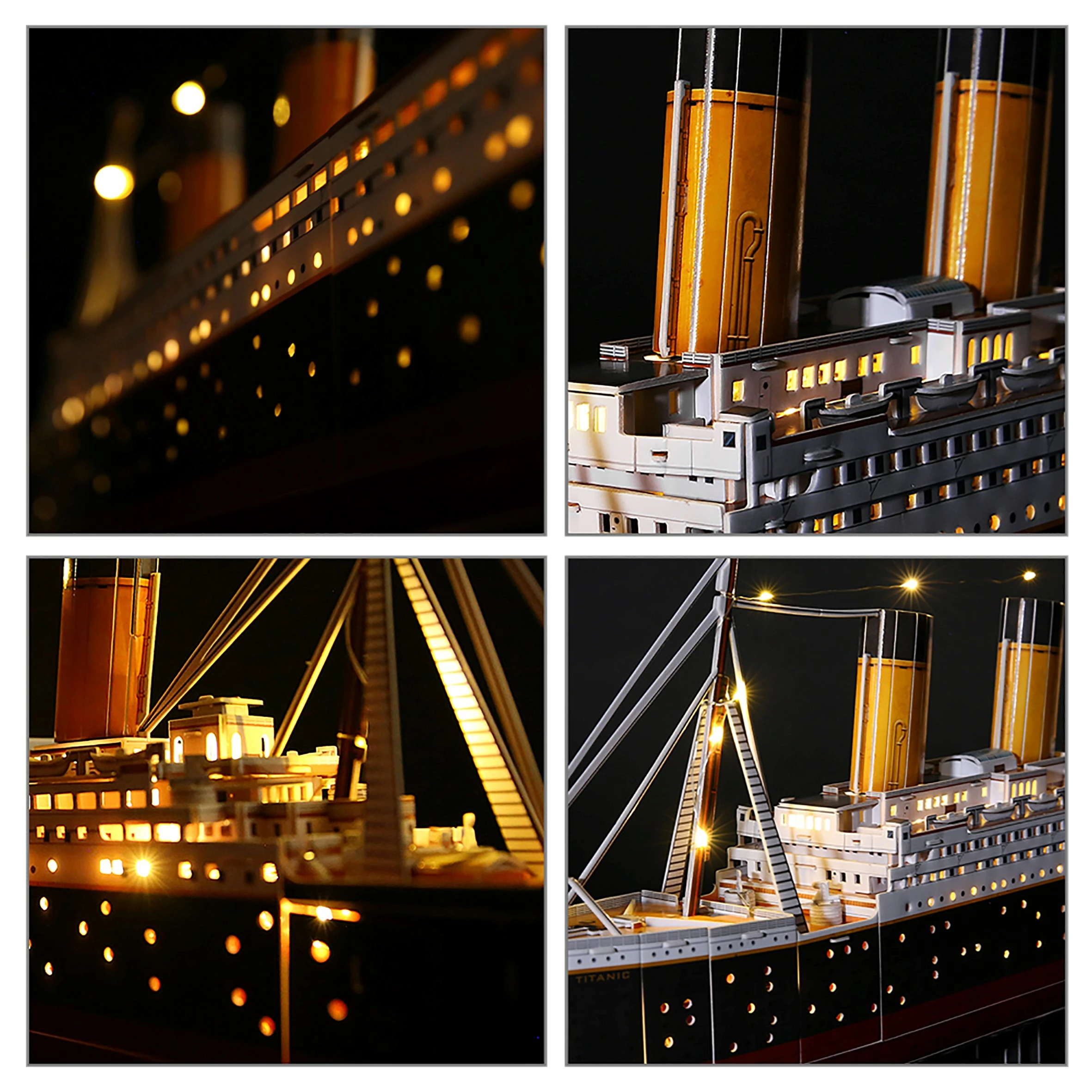 3d Puzzel Titanic LED 6 3d Puzzel Titanic LED - Afbeelding 4