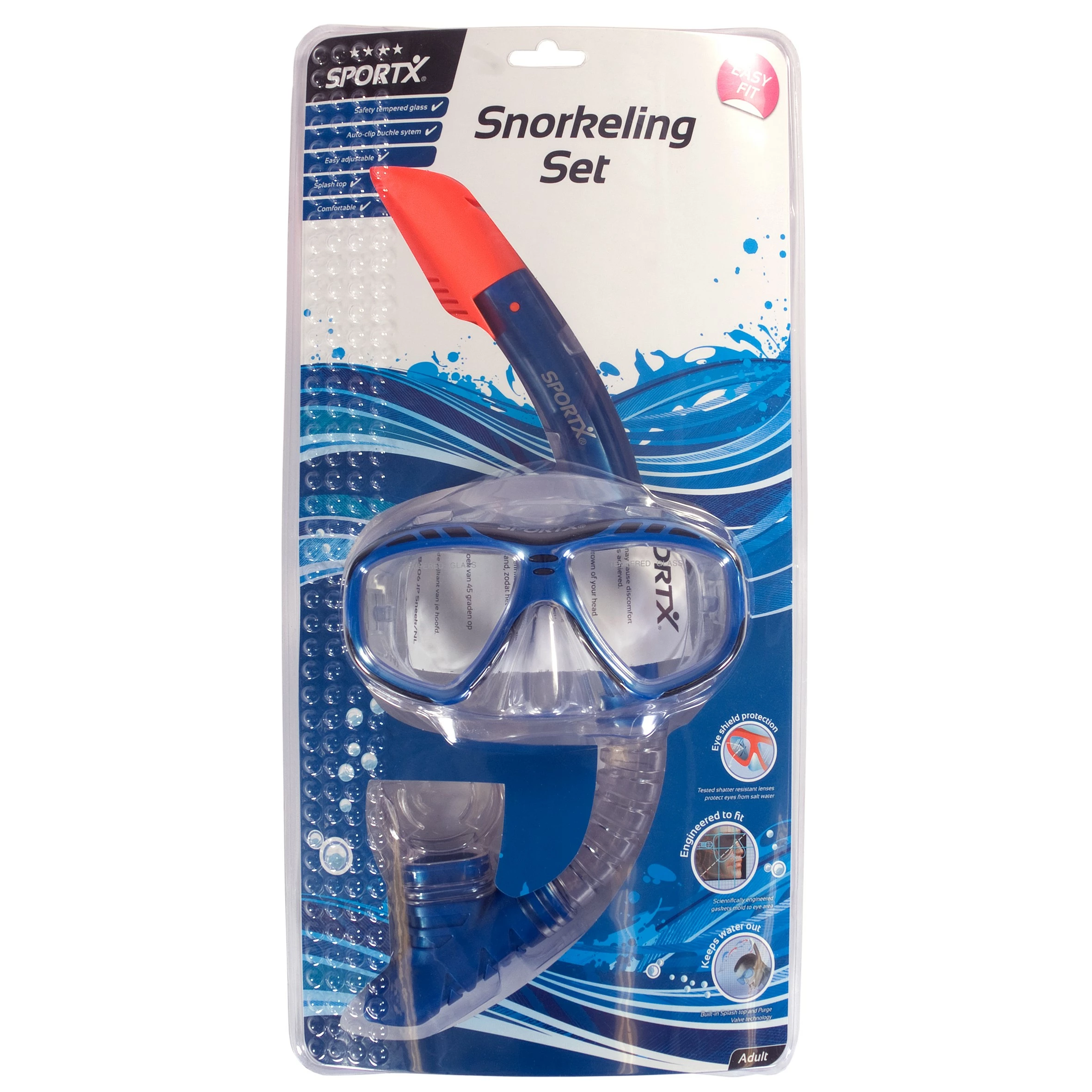 SportX Adult Snorkelset **** 2 Ass SportX Adult Snorkelset **** 2 Ass -LOL Surprise winkel 8712051205540 8