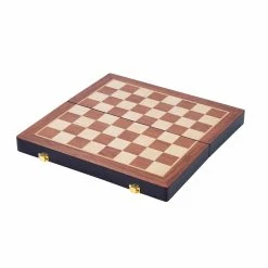 Schaakspel Hout Opklapbaar 38,5×38,5×5,8cm -LOL Surprise winkel 8716096017311 6